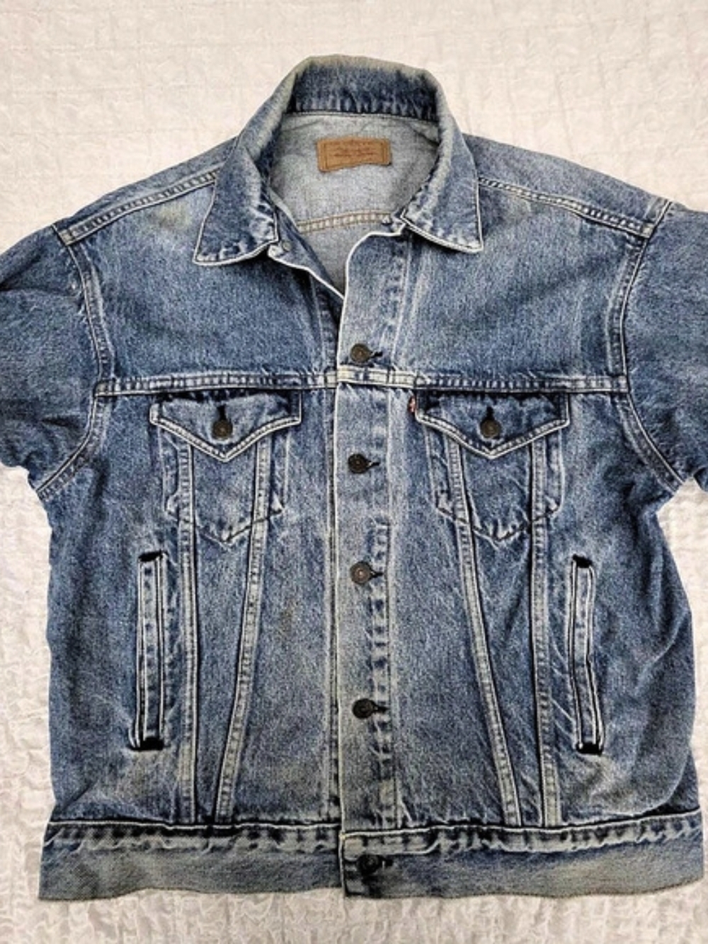 VINTAGE 1991 Levi's 70507-0214 Denim Trucker Jacket - Made in USA